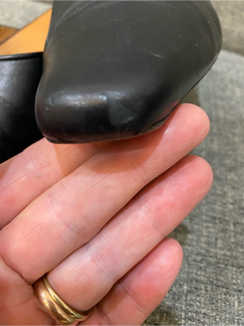 STAUD Black Leather Mule Clogs Women’s Size 39 - Picture 3 of 9